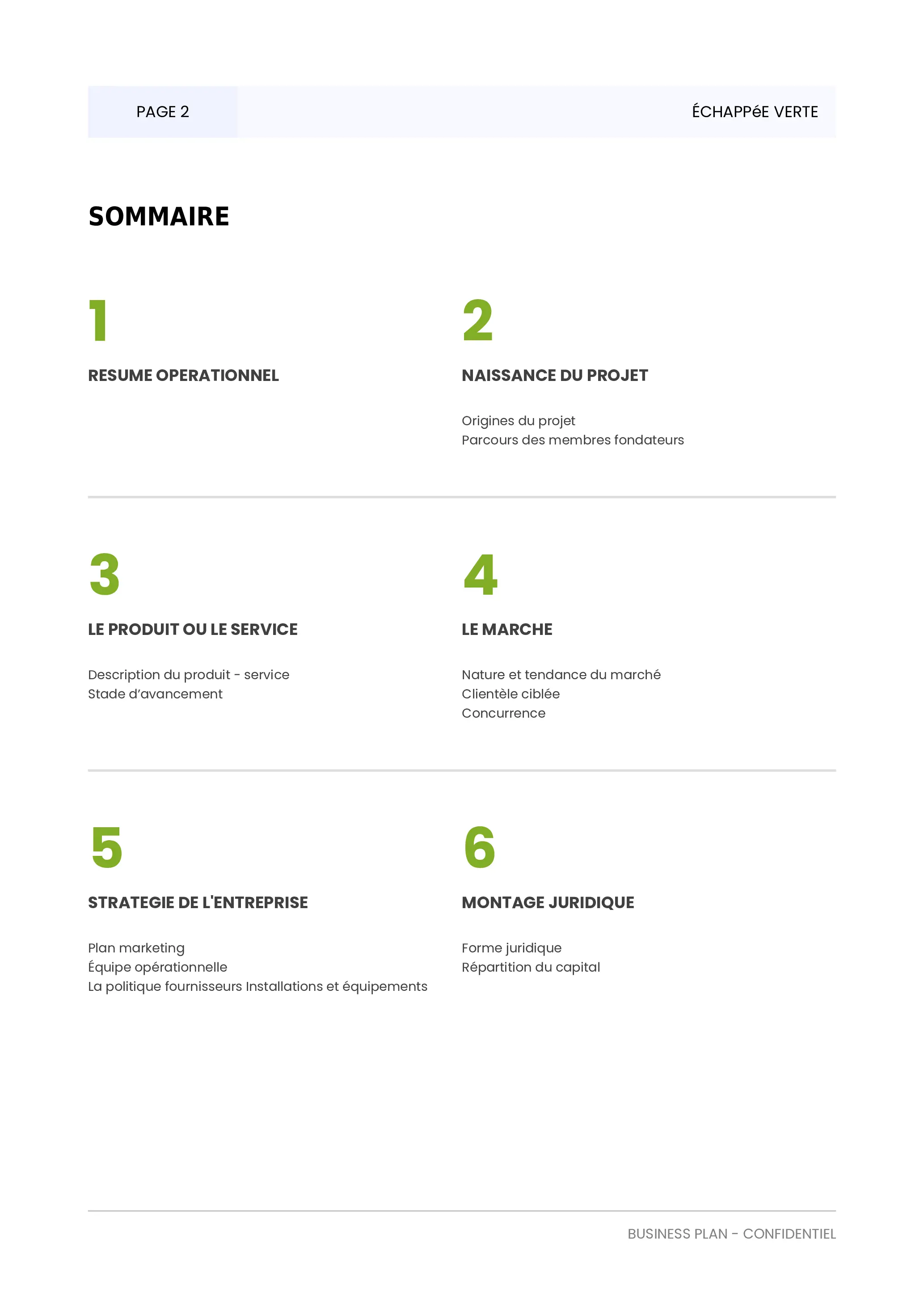 Business Plan Page 01