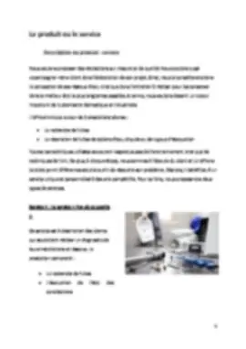 Business Plan plombier : Les produits ou services de l'entreprise de plomberie
