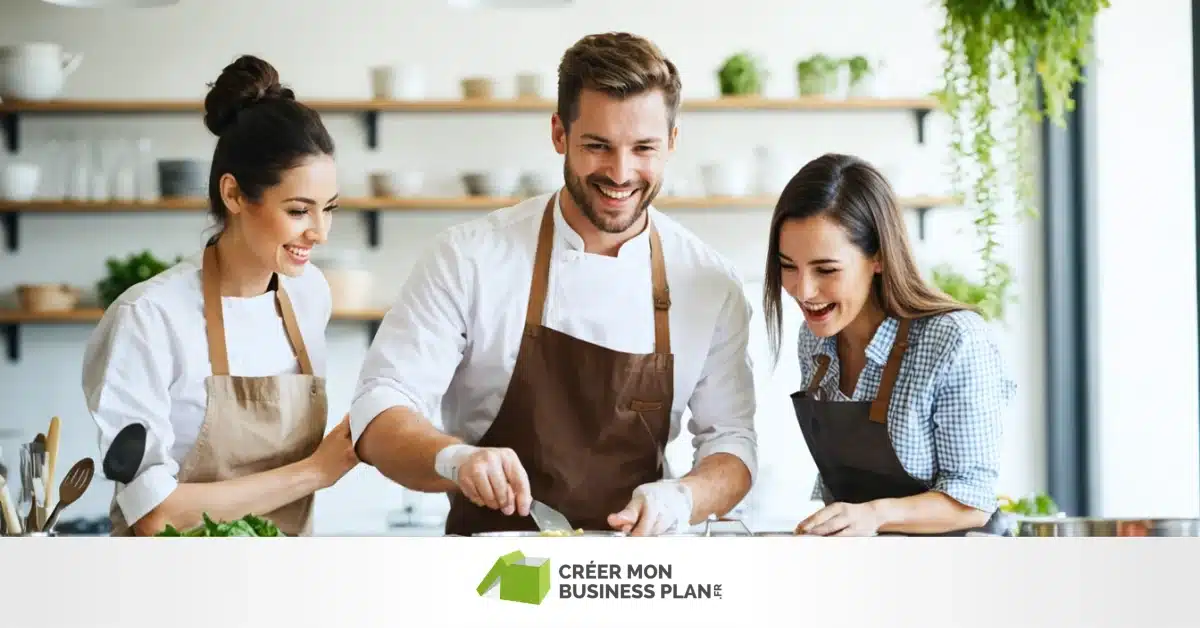 Gains d'une Entreprise de Cours de Cuisine à Domicile